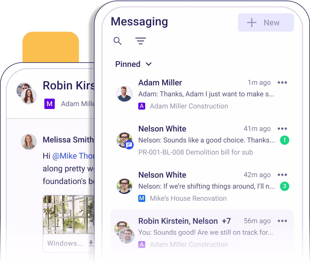 Messaging & Real-Time Project Updates