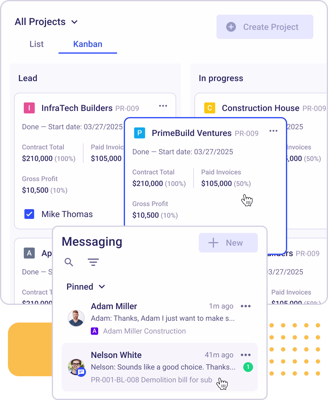 Manage Leads and Clients Seamlessly with Built-In CRM
